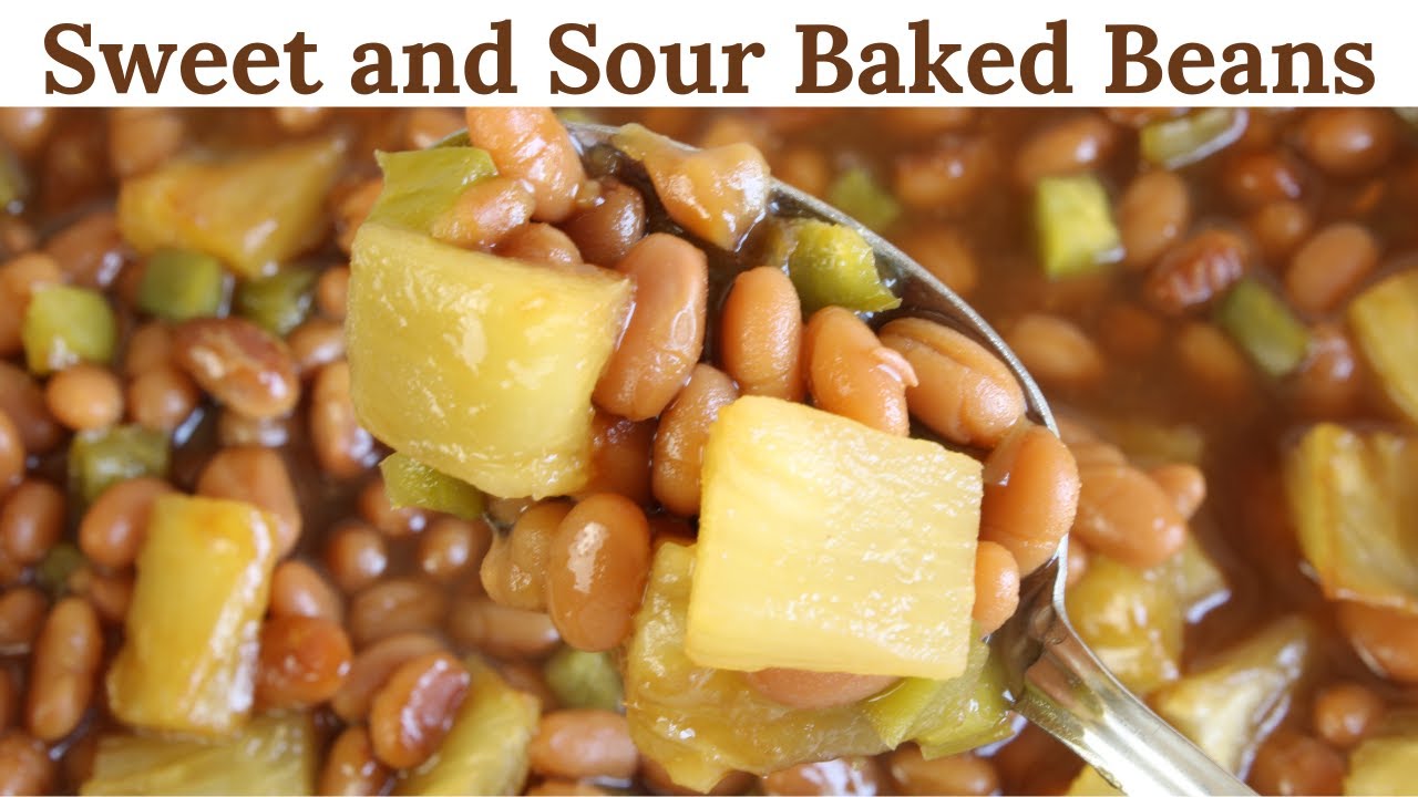 Vintage Recipe Sweet and Sour Baked Beans // Great For Cookouts YouTube