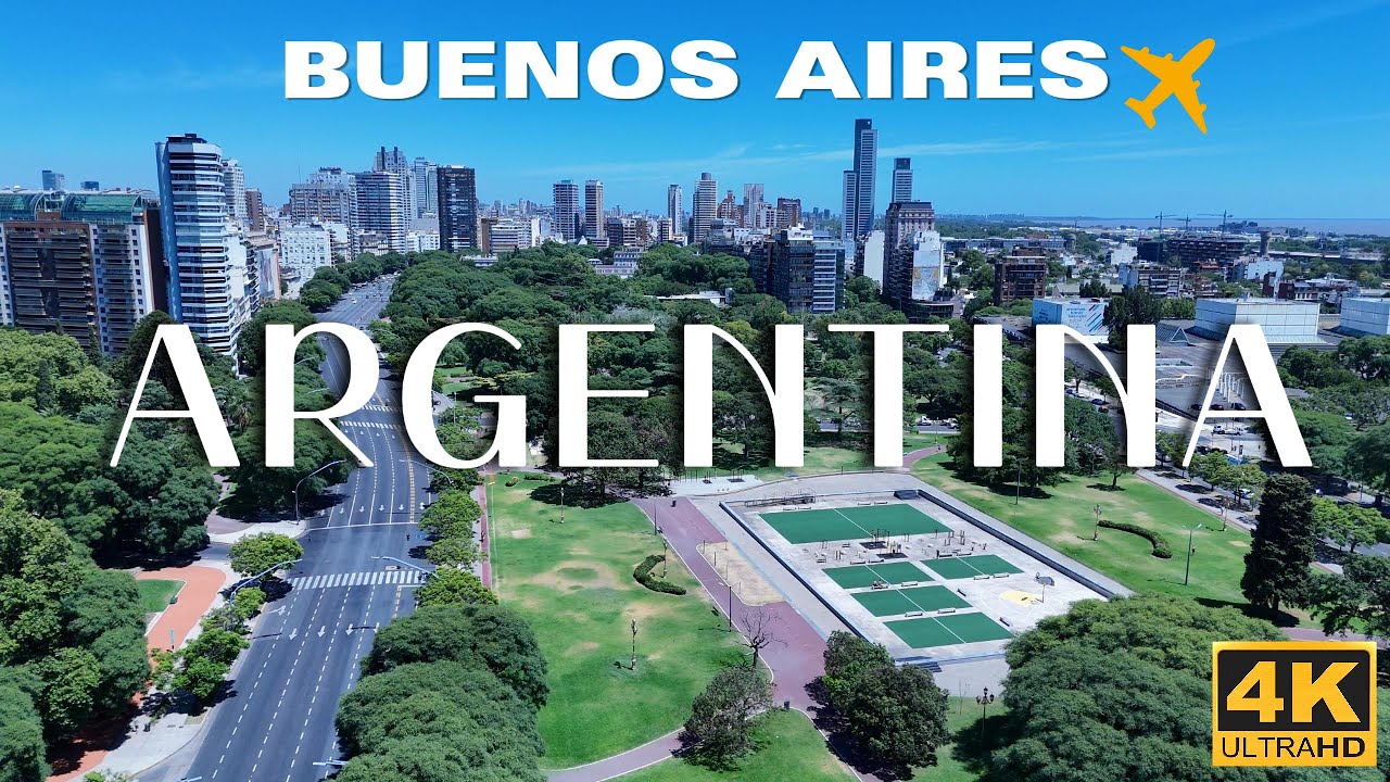 Argentina - Buenos Aires in 4K |  Drone Tour of Palermo 2