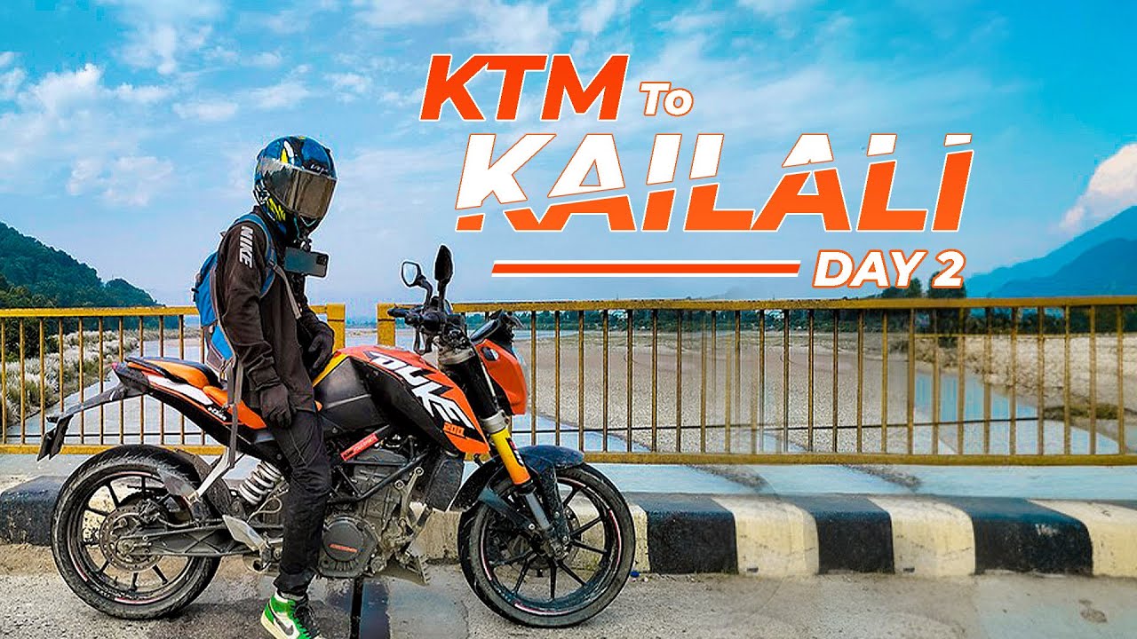 KTM to KAILALI Far West Nepal | First MotoVlog on Duke 200 | ShahidersVlog
