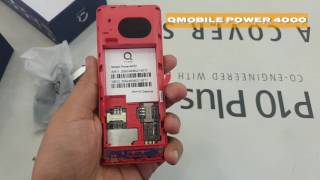 Qmobile Power 4000 unboxing with 4000 mAh Powerful Battery & Review in urdu / hindi