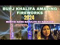 Burj khalifa amazing fireworks 2024