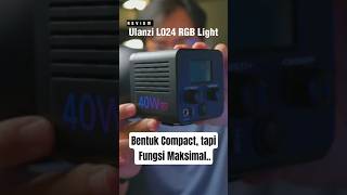 Ulanzi L024 Portable RGB Light - Bentuk Compact, Fungsi Maksimal