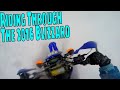 Riding a Motorcycle Through a Blizzard!