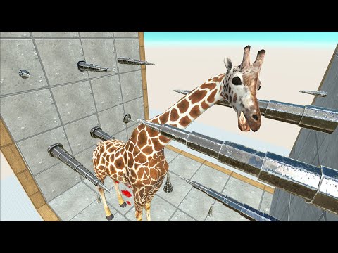 The Spiked Room Death Trap - Animal Revolt Battle Simulator