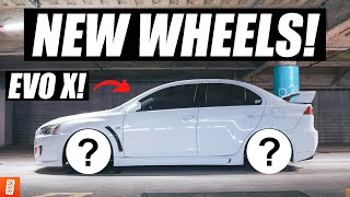 EVO X NEW WHEELS! (light weight, affordable, appealing)