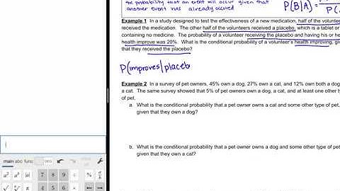 13.6 Conditional Probability