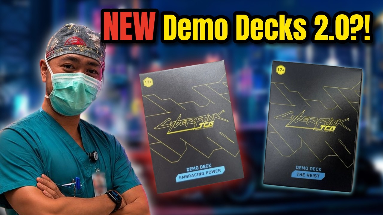 Cyberpunk TCG 2.0 Demo Decks Are HERE! Heist vs Embracing Power