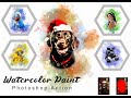Watercolor Paint Photoshop Action V-III
