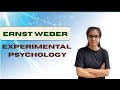 Ernst weber contribution experimental psychology psychophysics|just noticable difference|weber law|