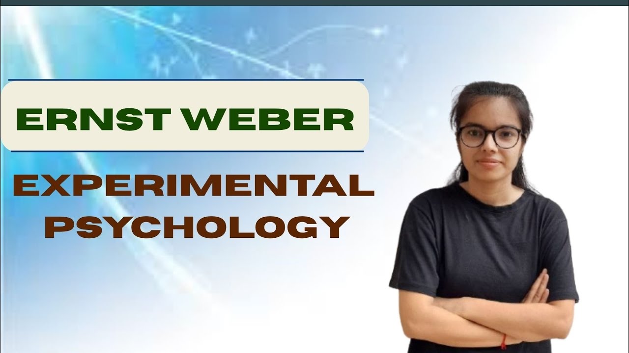 Ernst weber contribution  experimental psychology psychophysics|just noticable difference|weber law|