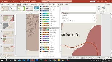 How to Change Theme Colors in Microsoft Powerpoint || Customize Theme Colors Powerpoint