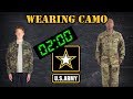 Stolen Valor VS just wearing camo