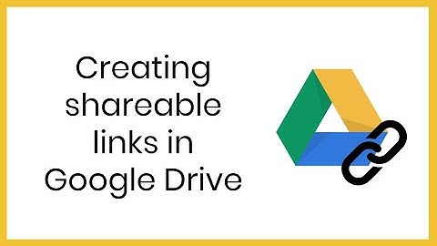 Getting a shareable link in Google Drive