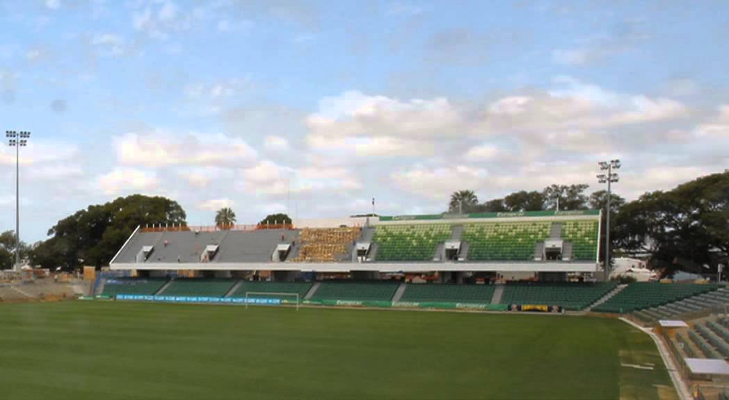 Perth Rectangular Stadium (Perth Oval) time lapse ...