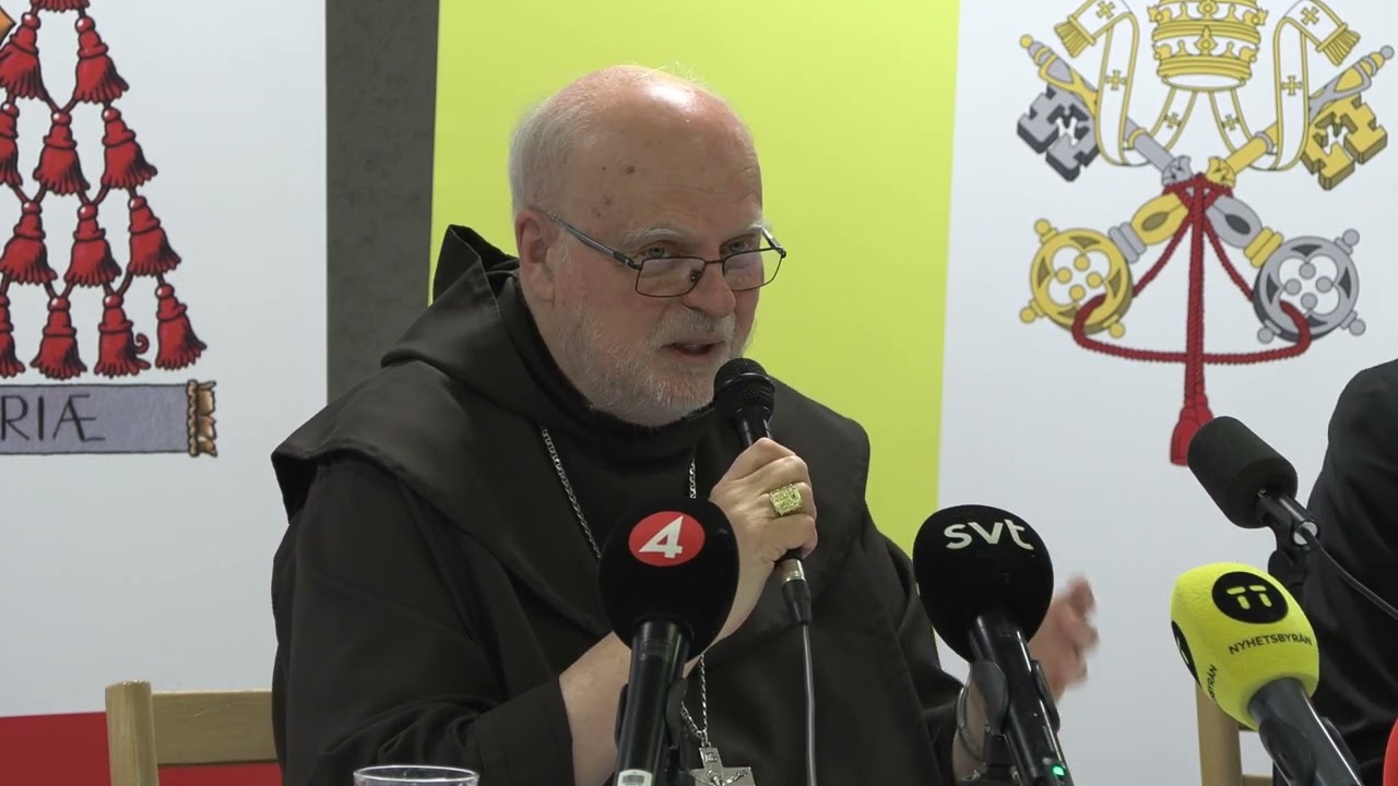 Pressträff med Kardinal Arborelius om påve Franciskus
