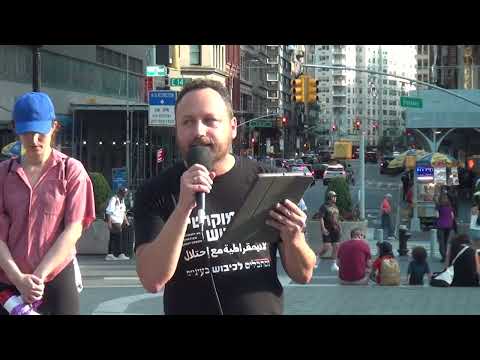Israeli Americans Rally 8/11/24 at Union Square to Stop The War In Gaza