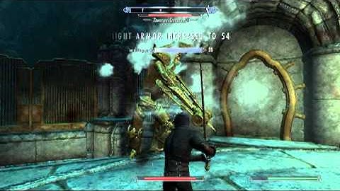 Killing Dwarven Centurion Skyrim