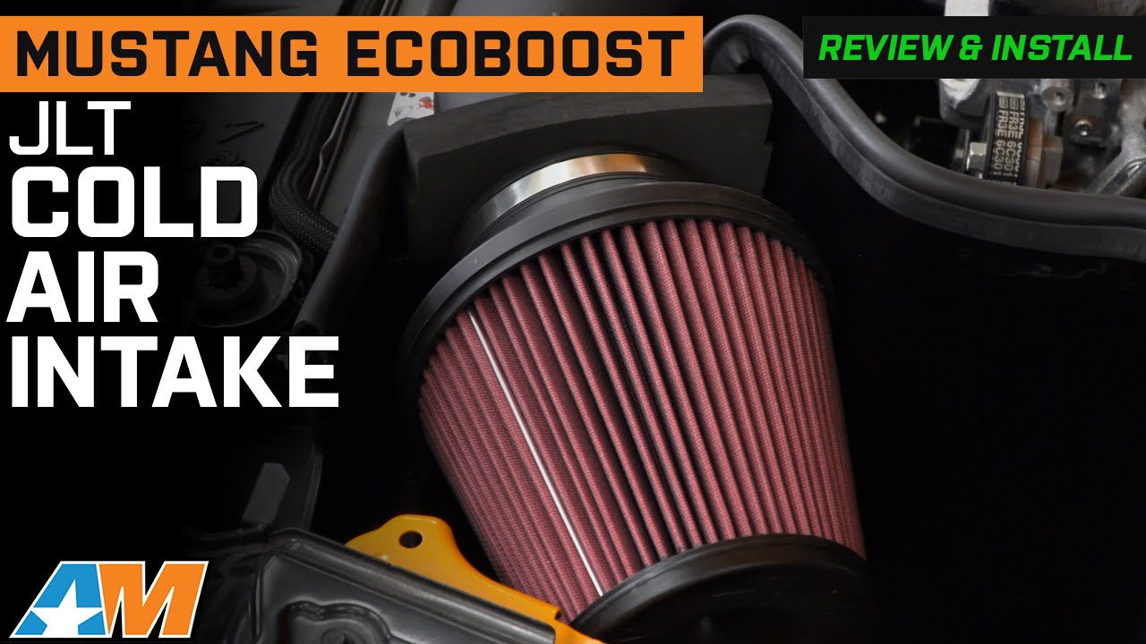 2015-2020 Mustang EcoBoost JLT Cold Air Intake with Red Oiled Filter ...