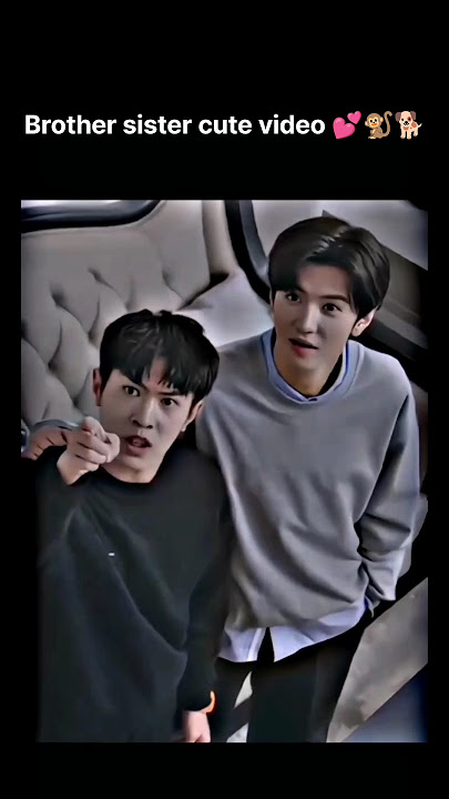 brother sister cute video 💕🐒🐕#kdrama #cdrama #viral #shorts