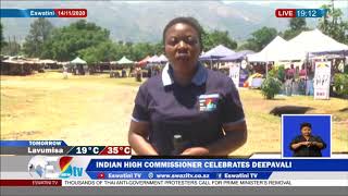 News Coverage on the Deepawali Bazaar in Eswatini TV #KhanyaDiwali