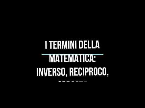 Video: Qual è il reciproco di un decimale in matematica?