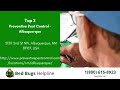 Top 3 Bed Bug Removal in Albuquerque