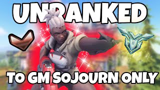 Unranked To GM SOJOURN ONLY (Educational) | Overwatch 2