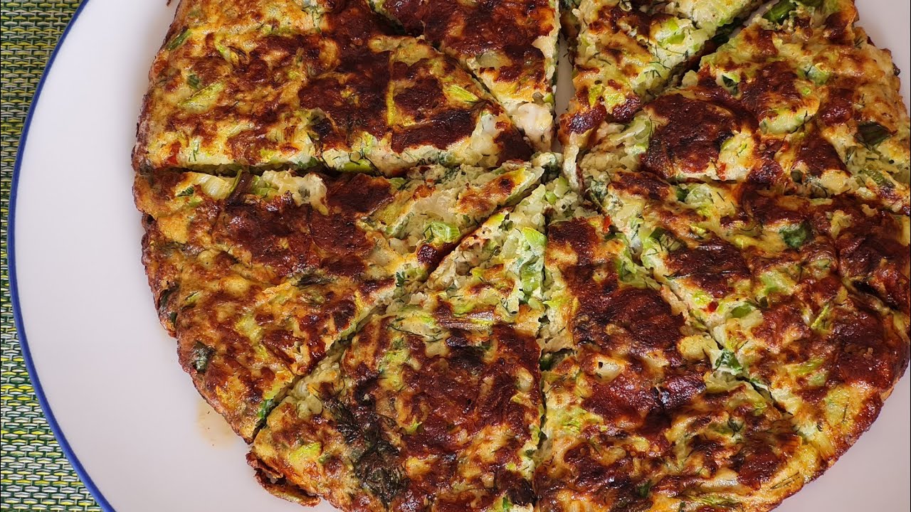 1 Kabak 2 yumurta✔✔ ile pratik kahvaltılık????10 dk da Omlet Tarifi ????Kahvaltılık Yumurtalı Tarifler????