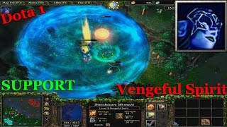 VENGEFUL SPIRIT SUPPORT  - Dota 1 (9223 MMR) HARD GAME