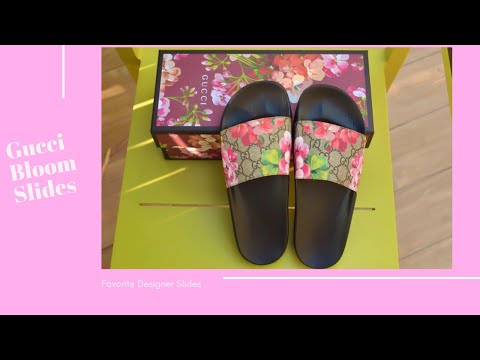 My Favorite Designer Slides: Gucci Blooms Slides Review 
