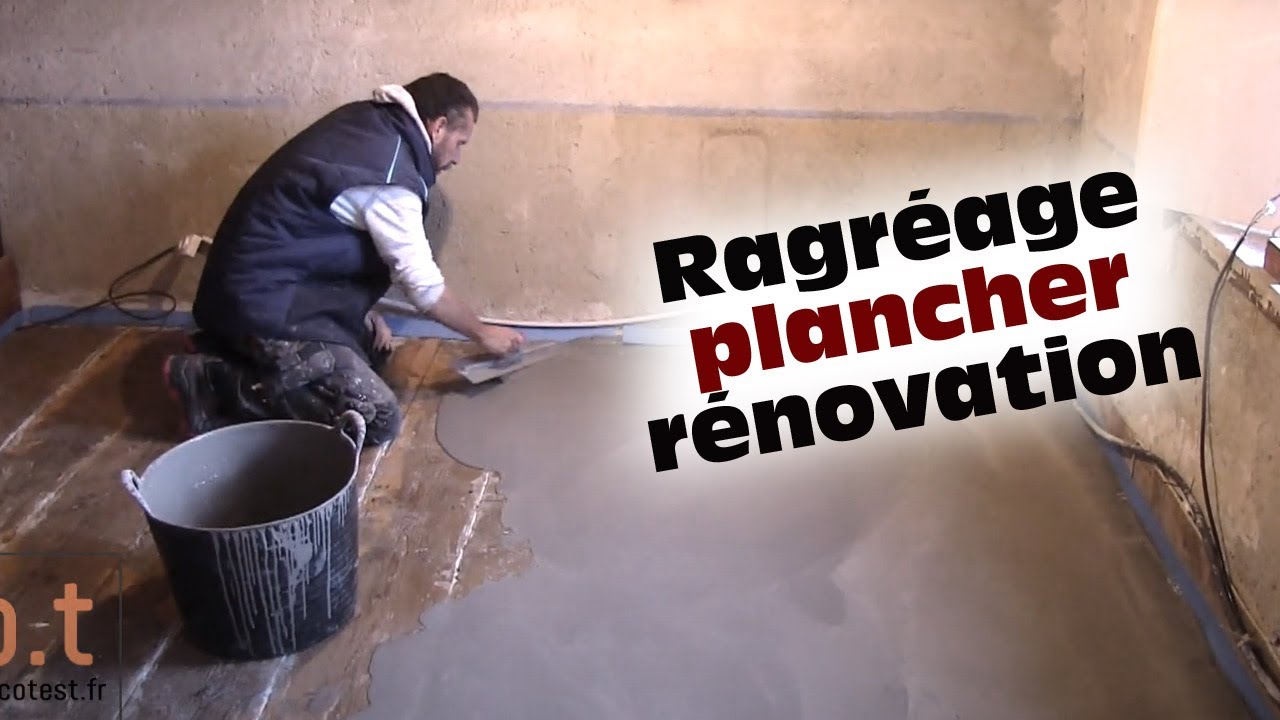 Sauver un vieux plancher, ragréage plancher YouTube