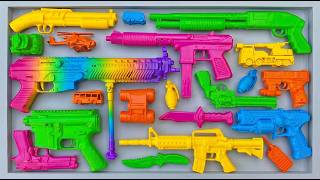 Satisfying Toy Gun Cleaning Assault Rifle, Nerf Gun, AK47, Electric Gun, Glock Pistol, Revolver