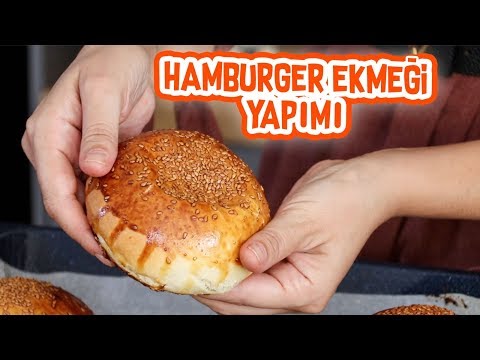 HAMBURGER EKMEĞİ | Tam Ölçülü Yumuşacık Hamburger Ekmeği Tarifim!