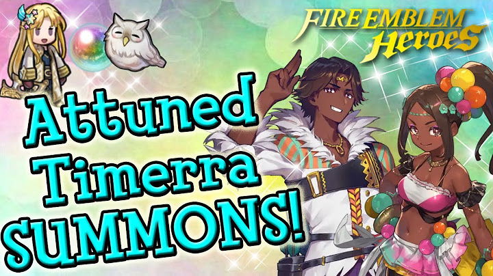 Fire Emblem Heroes: Aided Reginn & Attuned Timerra Summons!