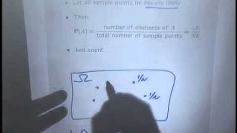 Lec 4, Statistics, Counting, Discrete Uniform Law