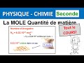 Chimie seconde la mole unit de quantit de matire tout le cours et une carte mentale pour rsumer