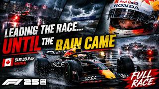 TSUNODA WAS LEADING THE CANADIAN GP… UNTIL THE RAIN CAME | Full Race | F1 25