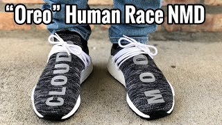 human race oreo on feet