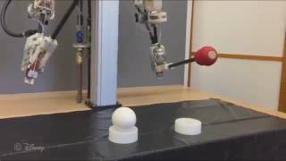 Robot Carefully Moving an Egg