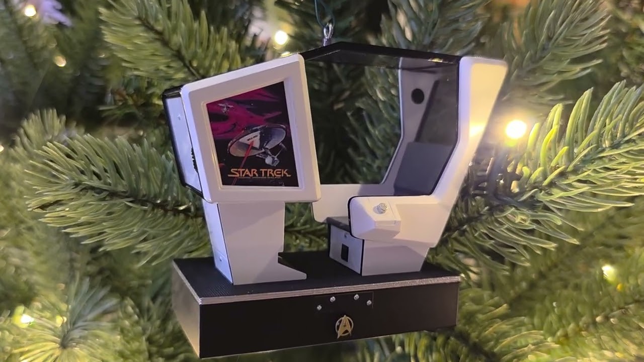 Our first ornament has gone up. It's the most me ornament ever made.