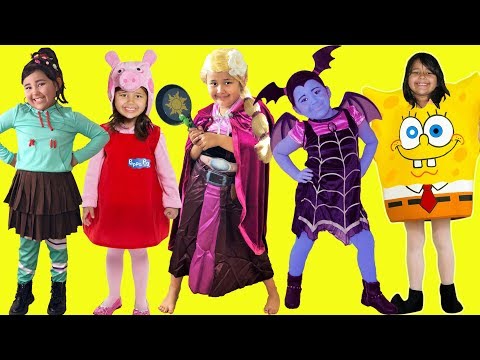 kids-costume-runway-show-|-makeup-halloween-costumes-and-toys