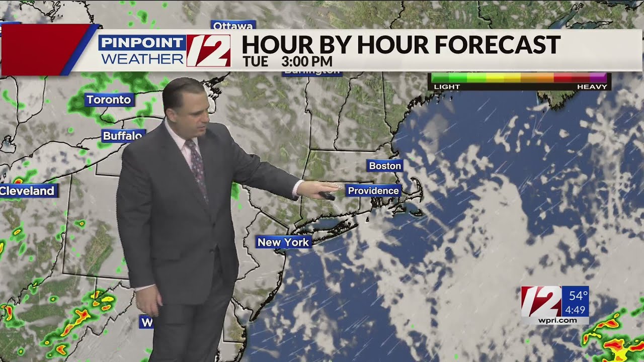 WPRI 12 Weather Forecast for 9/24/24: Lots of clouds today with some ...
