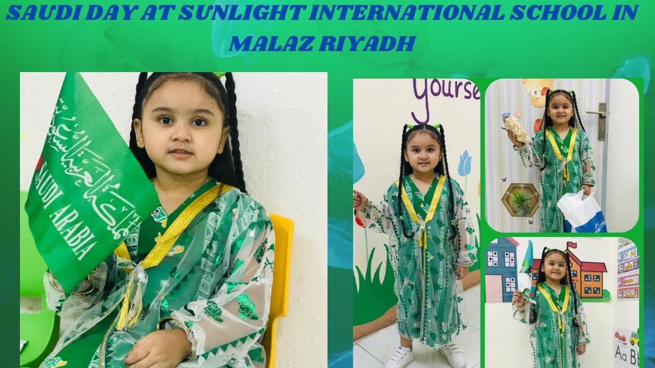 SAUDI NATIONAL DAY AT SUNLIGHT INTERNATIONAL SCHOOL MALAZ RIYADH!!|Aliyah Qureshi