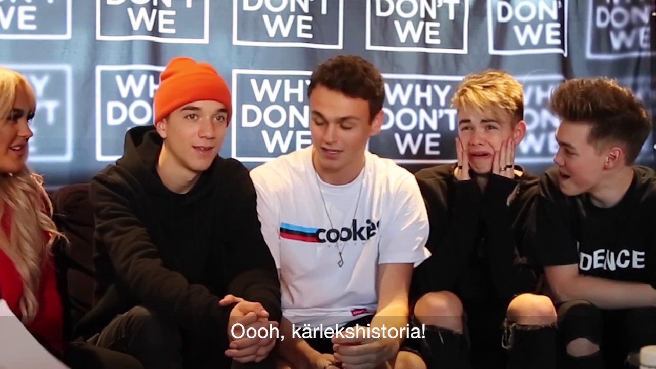 Amanda Lundgren intervjuar Why Don't We
