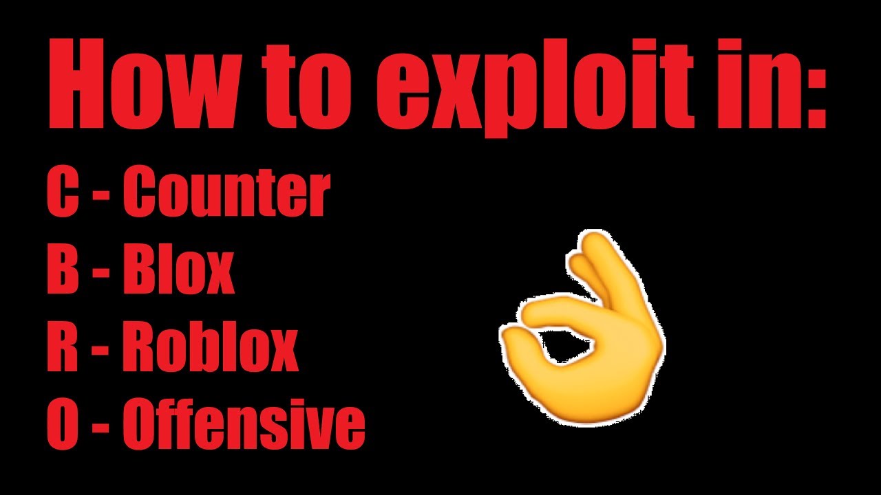 How To Exploit In Counter Blox Roblox Offensive Youtube - counter blox roblox offensive exploit