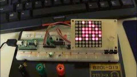 Gainer 8x8 Matrix LED on Processing