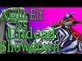 Warcraft 3 - Night Elf vs Undead Showdown (6v6 #8)