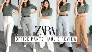 ZARA Office Pants Haul | Must Have Pants & Trousers | Workwear 2023