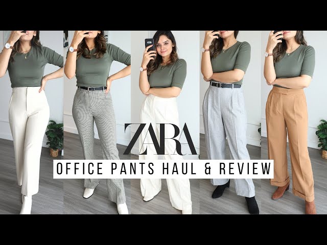 ZARA Tropical Casual Pants | Mercari