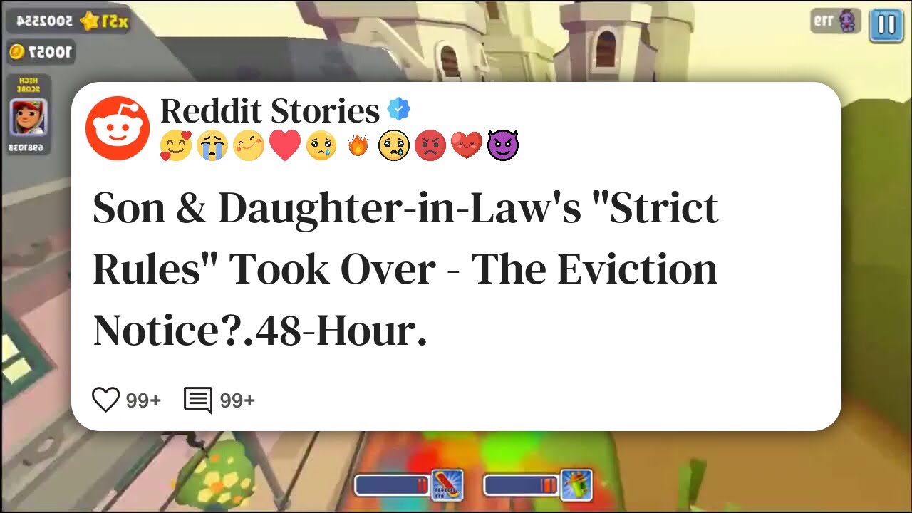 «Строгие правила» сына и невестки взяли верх — уведомление о выселении? 48 часов. 